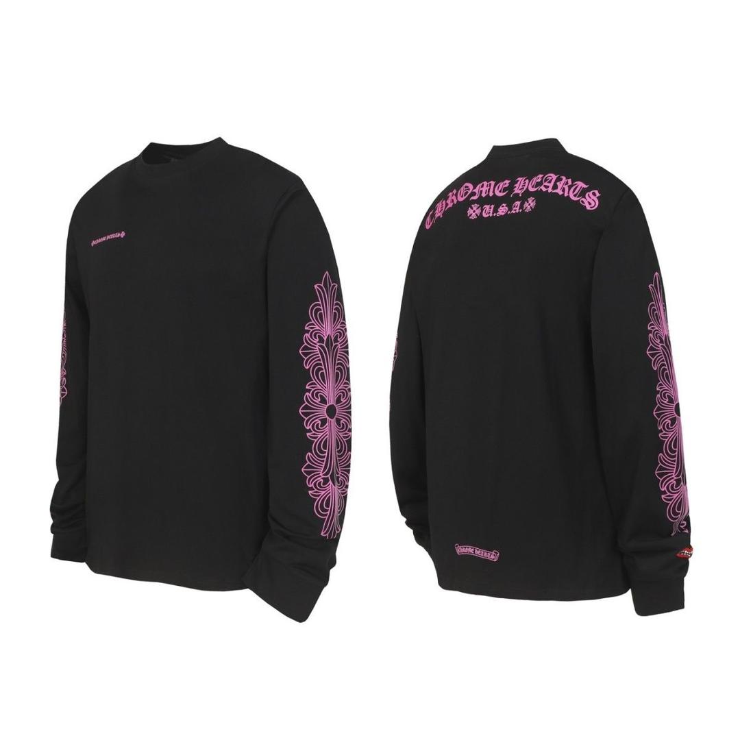 Chrome Hearts Matty Boy Thermal L/S Noir/Rose | Sneaker6ix Dakar