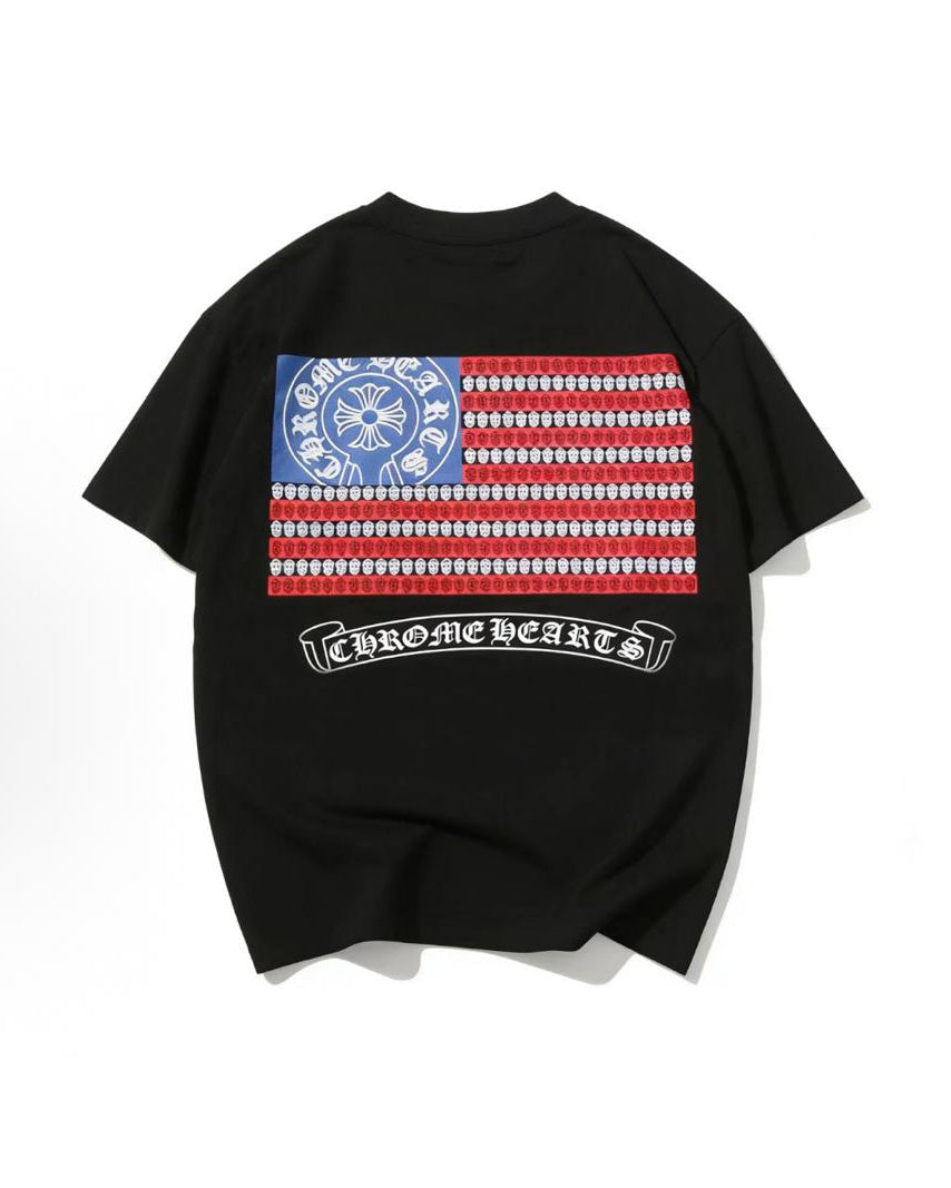 Chrome Hearts American Flag Dagger Tee Black | Sneaker6ix Shop