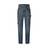 LV Pantalon carpenter en denim blue