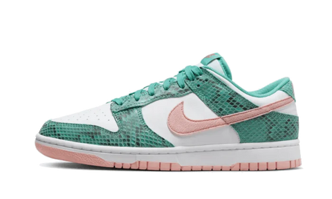 Nike Dunk Low Snakeskin Washed Teal Bleached Coral - Sneaker6ix Shop