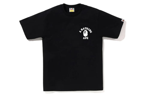 BAPE T-shirt Bicolor College ATS Noir