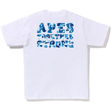 Détail logo College ATS camouflage bleu BAPE