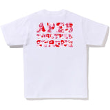 Détail logo College ATS camouflage rose BAPE