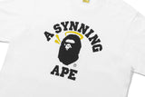 détail print central cee spotify bape