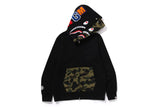 A Bathing Ape Men Sweat Shirt 1st Camo Shark Full Zip Hoodie BAPE