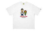 bape bax milo tee white face