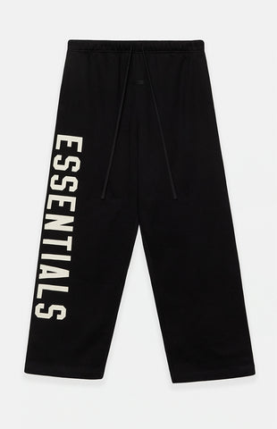 Fear of God ESSENTIALS Black Fleece Relaxed Sweatpants
