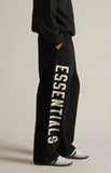 Fear of God ESSENTIALS Black Fleece Relaxed Sweatpants