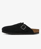 Birkenstock Boston SL Black mule noire avec bride réglable