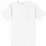 Loewe Men's Debossed Anagram T-Shirt in White