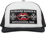 Chrome Hearts Chomper Hollywood Trucker Hat Black/White - Sneaker6ix Shop