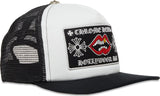 Chrome Hearts Chomper Hollywood Trucker Hat Black/White - Sneaker6ix Shop