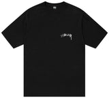 T-shirt noir oversize style streetwear vue de face