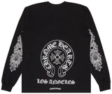chrome hearts los angeles exclusive long sleeve t-shirt noir face