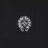 détail imprimé chrome hearts los angeles tee noir