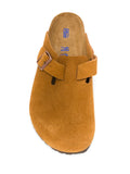 Birkenstock Boston Soft Footbed Camel avec semelle intérieure en liège