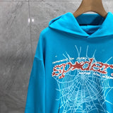 Sp5der Punk V2 Hoodie 'Cyan' Sp5der