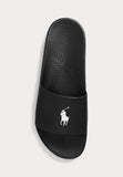 Polo Ralph Lauren Signature Pony Slide Black – chaussures estivales noires disponibles chez Sneaker6ix