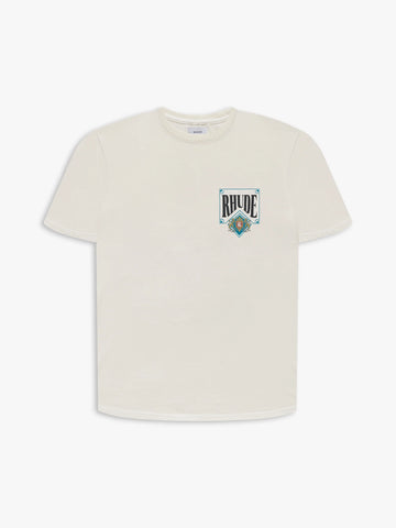 Rhude Off-White Card Bleu T-Shirt