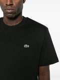 Lacoste t-shirt En Coton à Patch Logo Noir Lacoste
