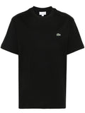 Lacoste t-shirt En Coton à Patch Logo Noir Lacoste