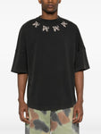 Palm Angels Statement Monogram T-Shirt Noir