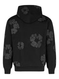 Denim Tears Cotton Wreath Hooded Sweatshirt Black Monochrome Denim Tears