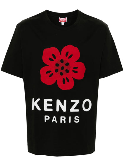 Kenzo t-shirt Boke Flower Black - vue d’ensemble