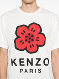 Détail de l’imprimé Boke Flower sur le tee-shirt Kenzo