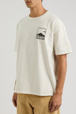 RHUDE Chevron logo-print cotton T-shirt porté streetwear