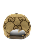 Gucci casquette en toile Jumbo GG