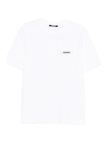 Jacquemus t-shirt Le t-shirt Gros Grain White