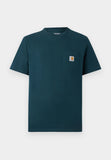 Carhartt WIP T-shirt Pocket basique deep lagoon