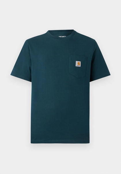 Carhartt WIP T-shirt Pocket basique deep lagoon