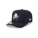 new era cartoon detroit tigers 59fifty fitted face