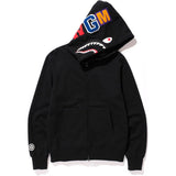 BAPE 1st Camo Shark Full Zip Hoodie (FW21) Black BAPE