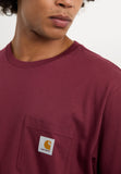 Carhartt WIP T-shirt Pocket basique malbec