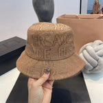 Versace Bob Monogram Logo Beige