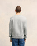 AMI Paris Sweatshirt Gris Ami de Coeur en coton