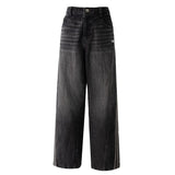 Adidas Loose Denim Pants Medium Black Denim vue avant