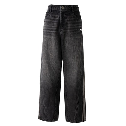 Adidas Loose Denim Pants Medium Black Denim vue avant