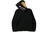 BAPE 1st Camo Shark Full Zip Hoodie (FW21) Black BAPE
