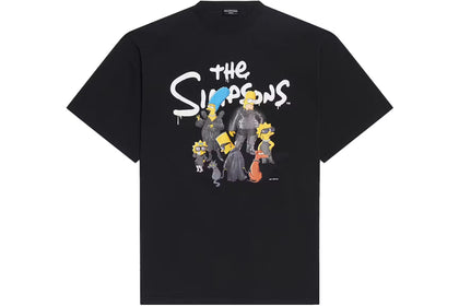 Balenciaga x The Simpsons Oversized T-Shirt Black Balenciaga