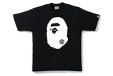 BAPE bicolor Big Ape Head t-shirt noir blanc face avant