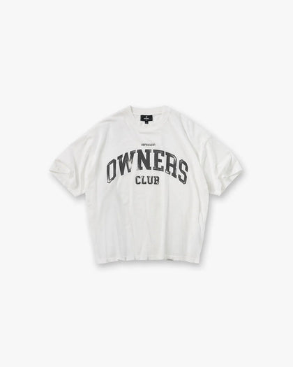 Represent Owners Club T-Shirt Flat White Represent