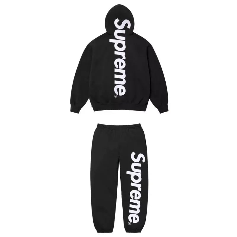 Supreme Satin Applique Black Tracksuit | Mode Urbaine à Dakar, Sénégal ...