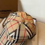Burberry BT Baseball Beige Cap Cotton Hat
