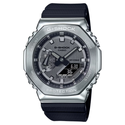 Montre Casio G-Shock Série GM-2100 GM-2100-1A Argent