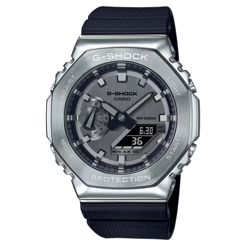 Montre Casio G-Shock Série GM-2100 GM-2100-1A Argent