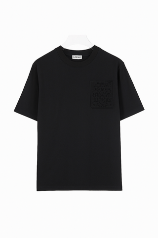 Loewe Men's Debossed Anagram T-Shirt in Black